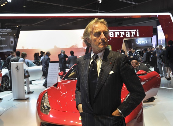 Montezemolo has stepped down as the chairman of Ferrari